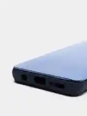 Темно-синий чехол-книжка с прозрачным окном Samsung A21S, A32, A41