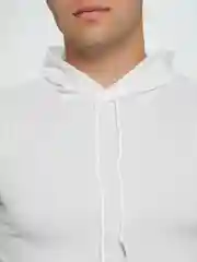 Белый майка мужская с капюшоном