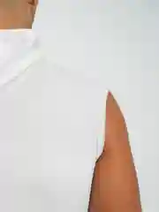 Белый майка мужская с капюшоном