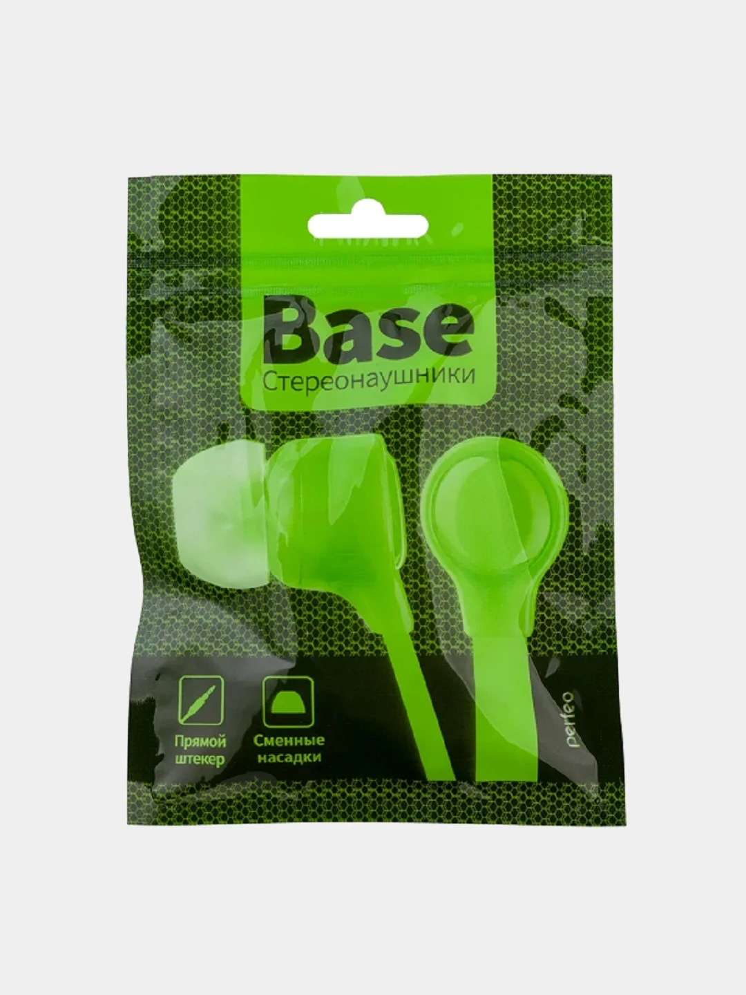 Лайм наушники внутриканальные Perfeo BASE