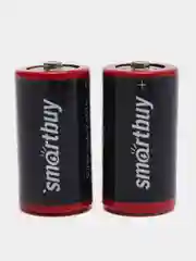Батарейки Smartbuy R14, солевая, тип C, 2 штуки