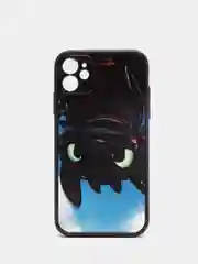 Угольный чехол с рисунком на Apple iPhone 11 (Айфон 11)