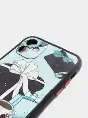 Бирюзовый чехол с рисунком на Apple iPhone 11 (Айфон 11)