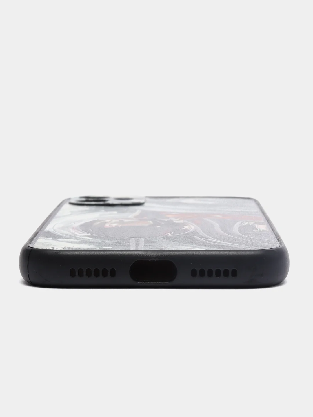 Бордовый чехол с рисунком на Apple iPhone 11 (Айфон 11)