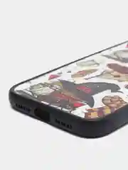 Тёмно-бордовый чехол с рисунком на Apple iPhone 11 (Айфон 11)