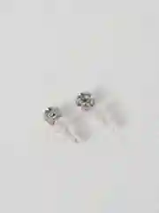 Серебряный серьги-гвоздики из медицинского сплава