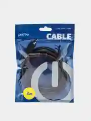 Аудиокабель 3.5 Jack (M) - 3.5 Jack (F), Perfeo 2, 3, 5, 10 м