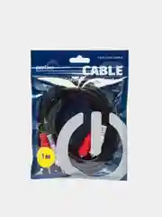 Аудиокабель 2xRCA (M) - 2xRCA (M) Perfeo, 1, 1,5, 2, 3, 5 м