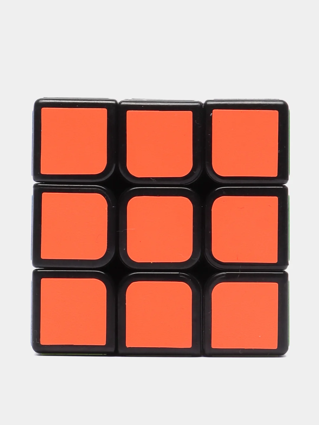 Черный головоломка "Кубик 3 x 3", со встроенным таймером, в пластиковой упаковке