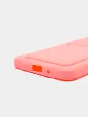 Розовый чехол Xiaomi Redmi 9A, Сяоми Редми 9А, силиконовый, с карманом для карты