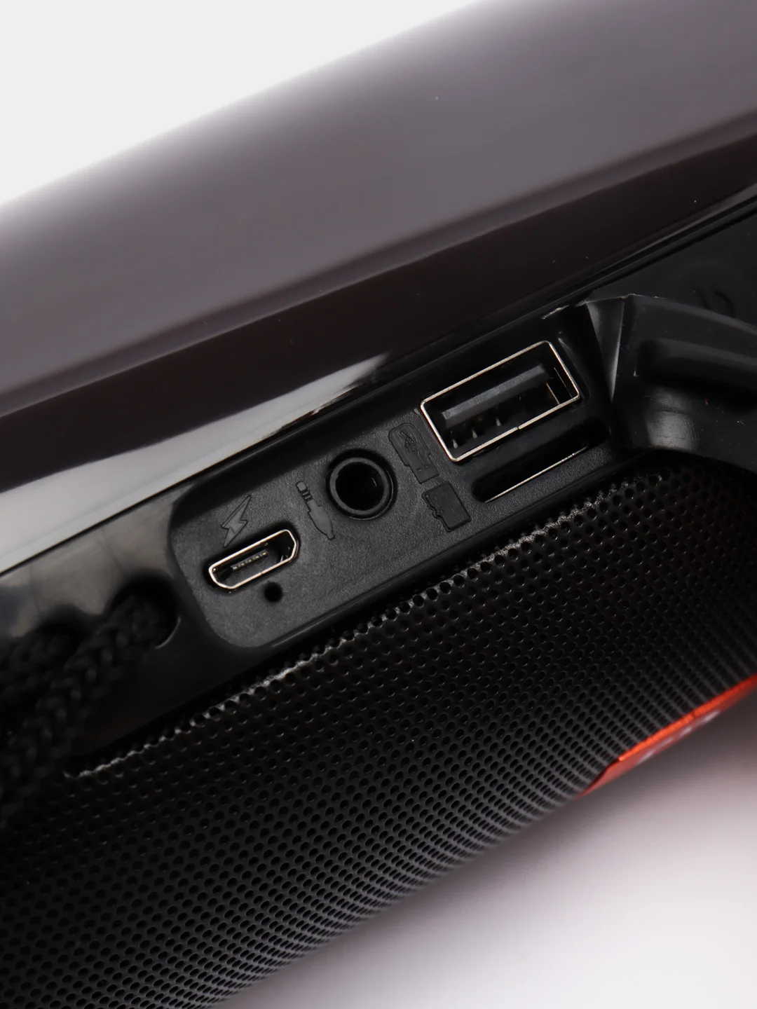 Черный портативная беспроводная колонка Bluetooth TG 157 с радио приемником