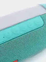 Бирюзовый портативная беспроводная колонка Bluetooth TG 157 с радио приемником