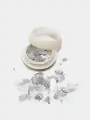 Серебряный стразы для ногтей