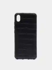 Чехол для Redmi 7a под кожу силиконовый