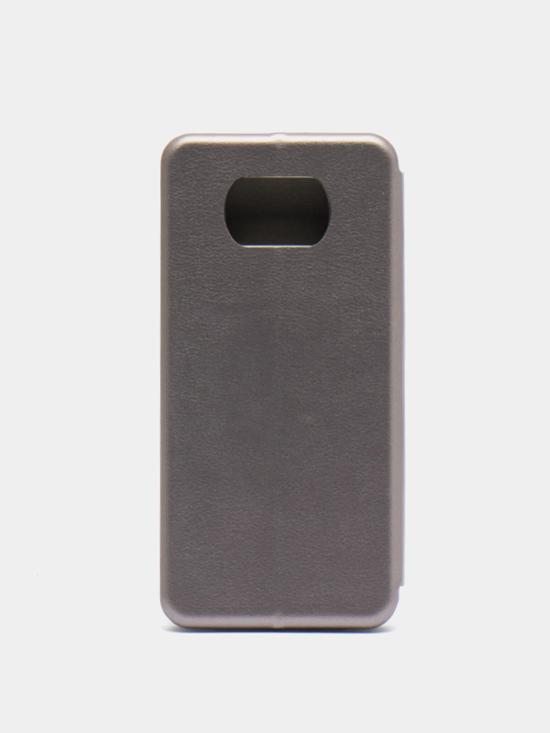 Серый чехол книжка Poco X3/ Poco X3 Pro