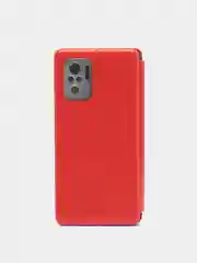 Красный чехол-книжка для Xiaomi Redmi Note 10, Note 10S, разные цвета