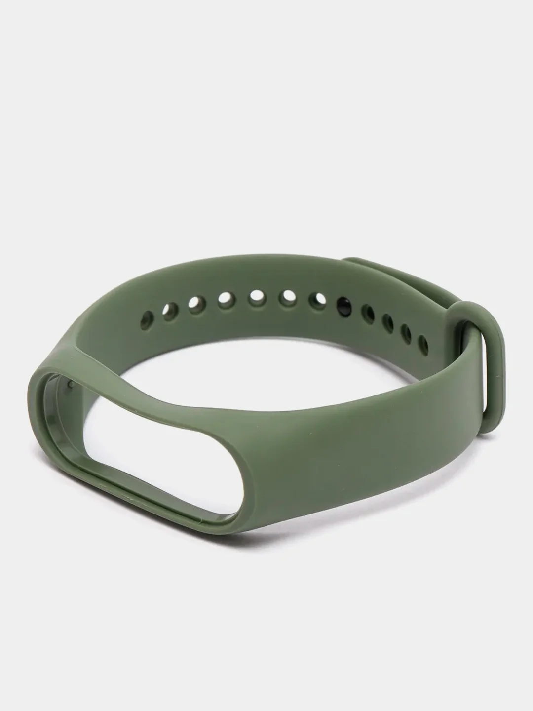 Зелёный хаки силиконовый ремешок для Xiaomi Mi Band 3 и Mi Band 4, фитнес-браслет