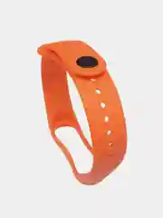 Оранжевый силиконовый ремешок для Xiaomi Mi Band 3 и Mi Band 4, фитнес-браслет