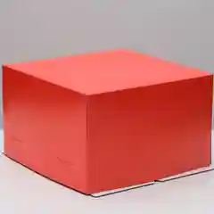 Красный коробка для торта, 30*30*19