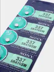 Батарейки для микронаушника, часов Sony 337, 1 штука, 3 штуки, 5 штук