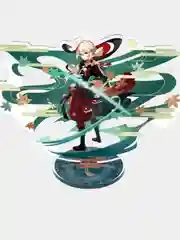 Голубой фигурка Genshin Impact, акриловая