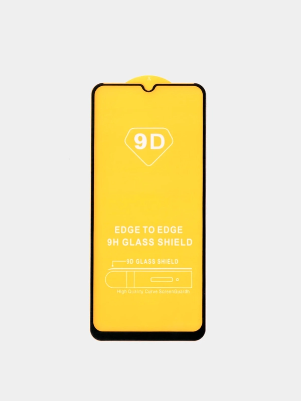Защитное стекло для Samsung A22S с черной рамкой 9D