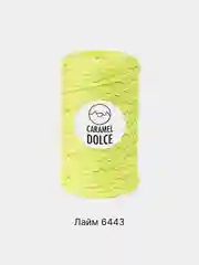 Лайм шнур Caramel Dolce плоский, 4 мм, 100 м, для вязания и макраме