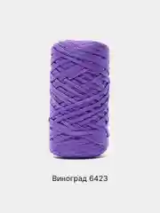 Аметистовый шнур Caramel Dolce плоский, 4 мм, 100 м, для вязания и макраме