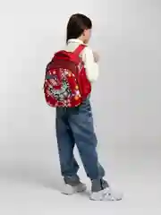 Алый рюкзак школьный, полуформовка