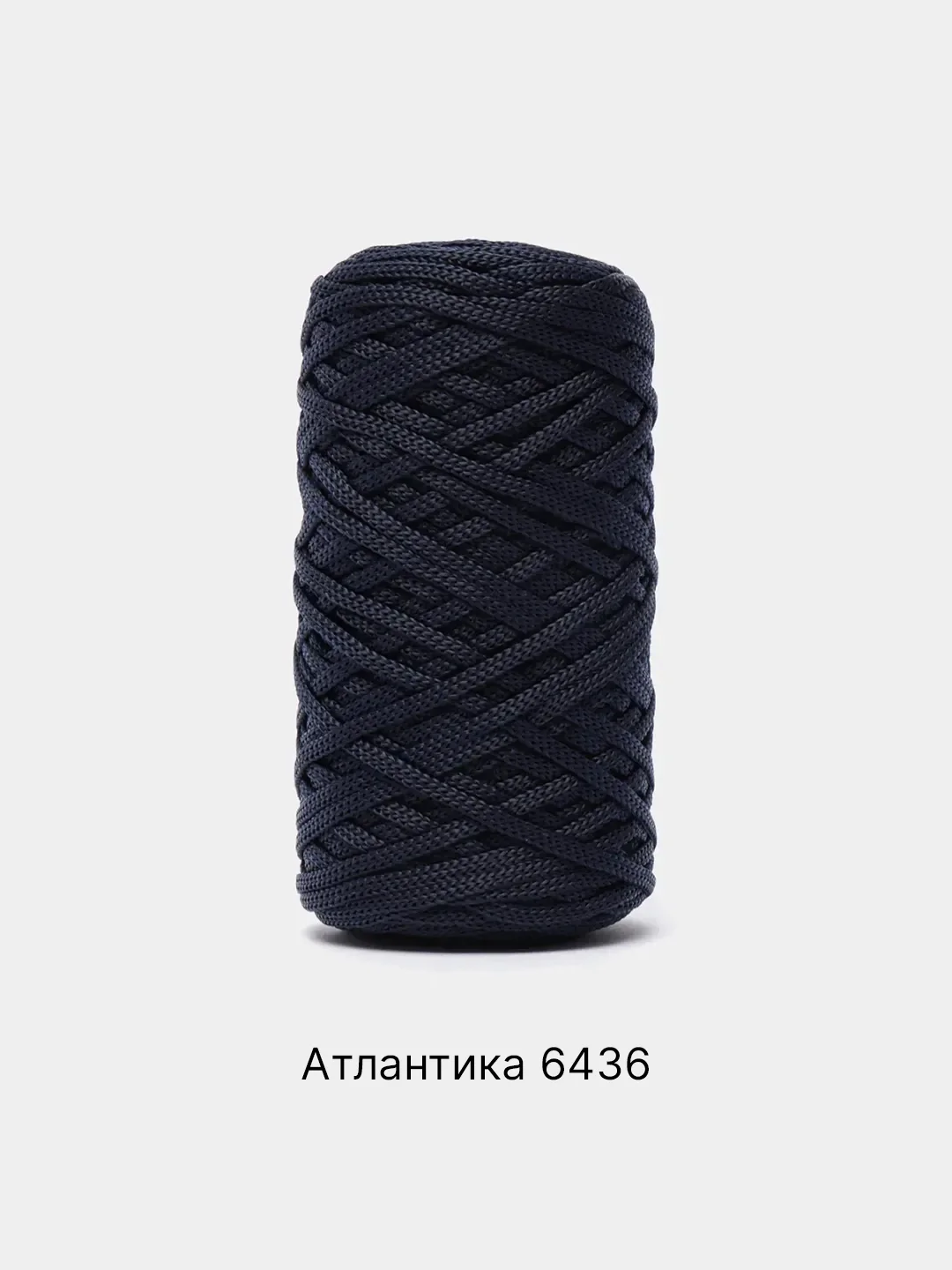 Индиго шнур Caramel Dolce плоский, 4 мм, 100 м, для вязания и макраме