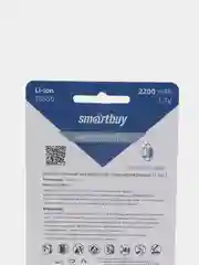 Аккумулятор 18650 литий-ионный Li-Ion, 2200 mAh, Smartbuy, батарейка перезаряжаемая