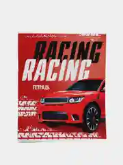 Шоколадный тетрадь "Racing defender", 48 листов, в клетку