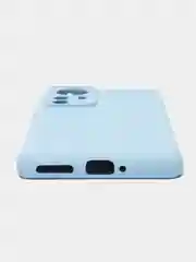 Небесно-голубой чехол с защитой камеры и бархатом внутри XIAOMI 12 PRO