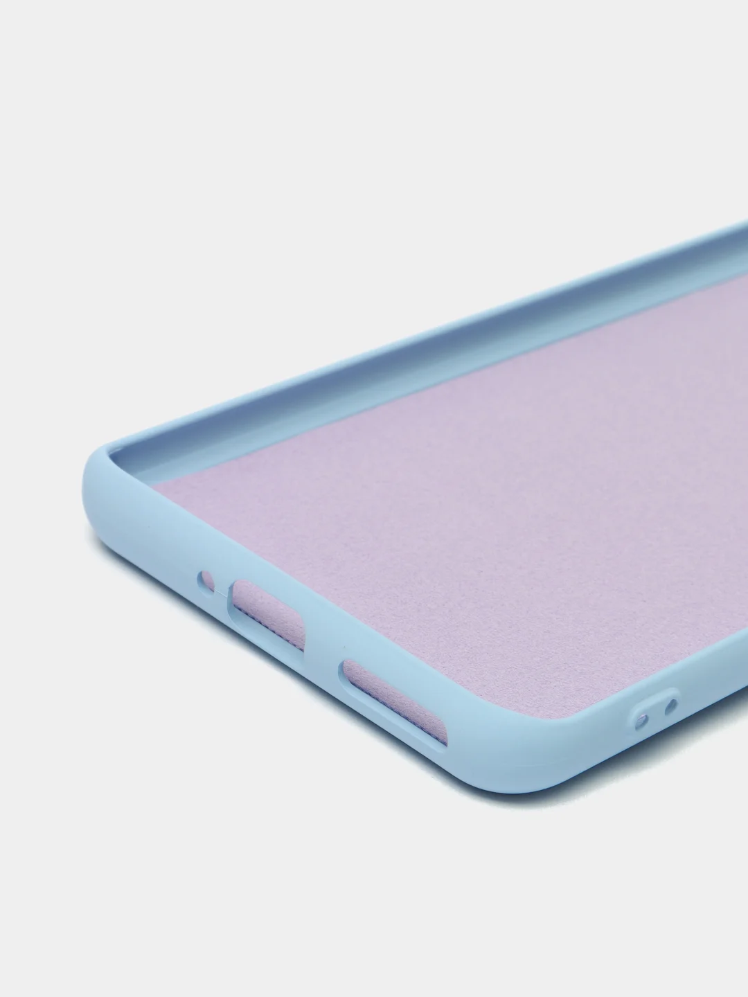 Небесно-голубой чехол с защитой камеры и бархатом внутри XIAOMI 12 PRO