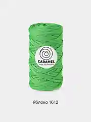 Лесной зеленый шнур Caramel плоский, полиэфирный, 5 мм для вязания и макраме часть 2