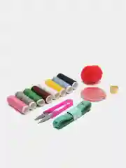 Прозрачный набор для шитья, в органайзере, 2 цвета