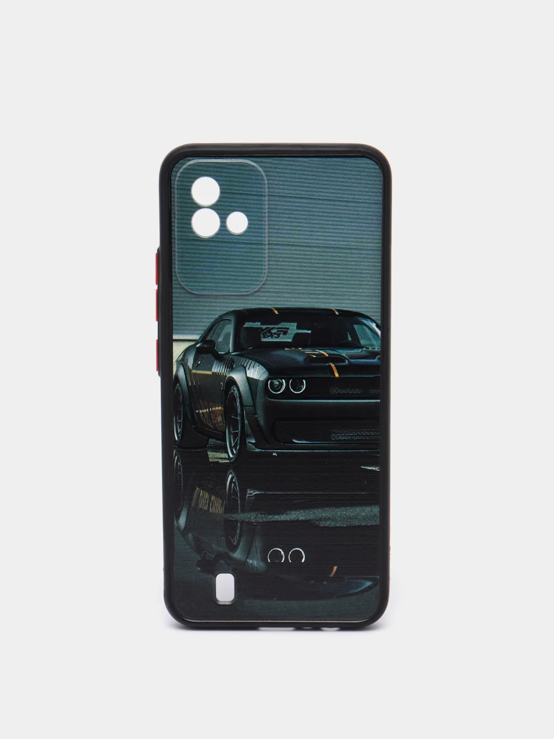 Серый чехол с рисунком на Realme C11 2021 и Realme C20 (Реалми С11 2021 и Реалми С20)