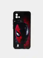 Алый чехол с рисунком на Realme C11 2021 и Realme C20 (Реалми С11 2021 и Реалми С20)