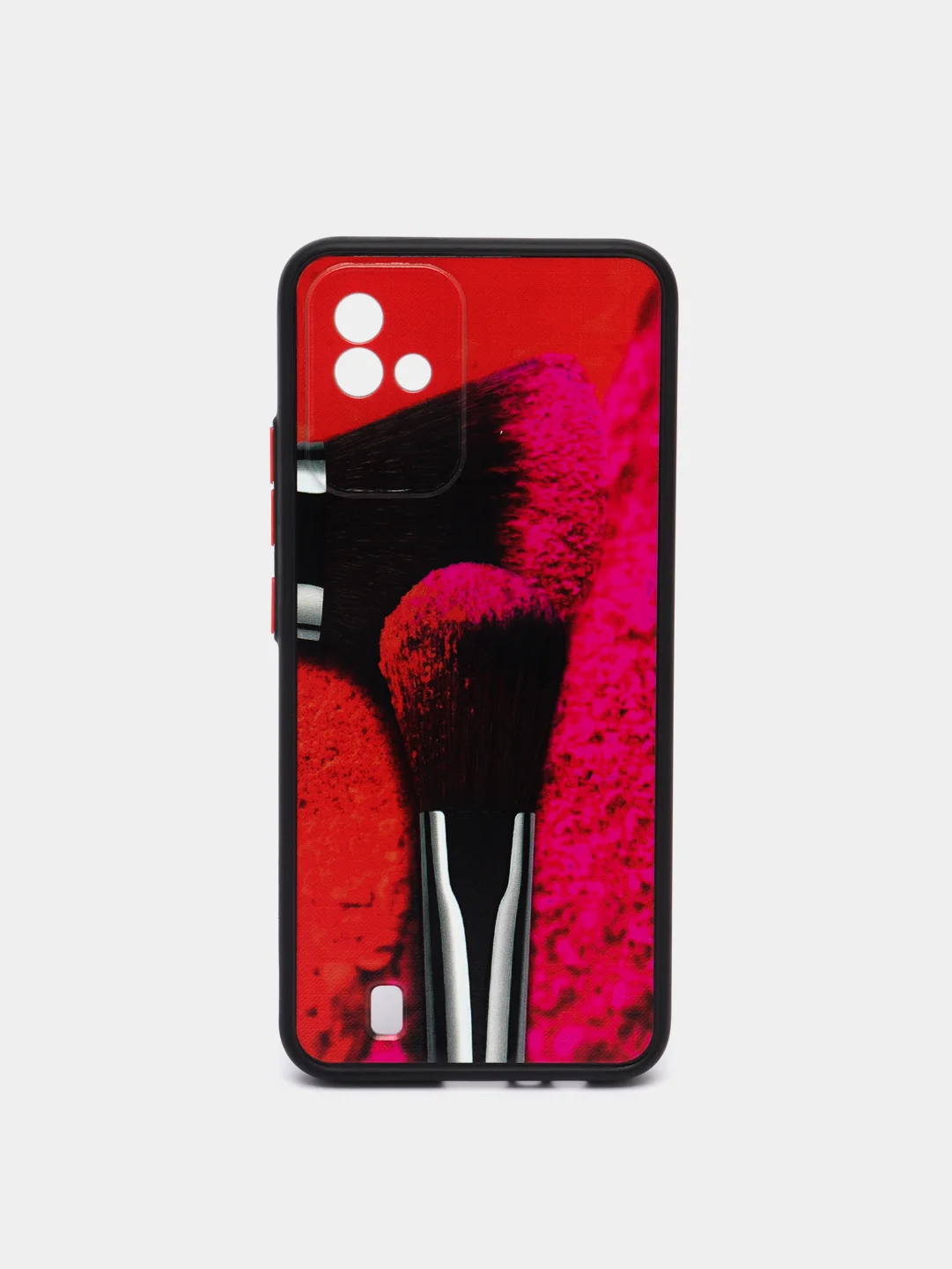 Розовый чехол с рисунком на Realme C11 2021 и Realme C20 (Реалми С11 2021 и Реалми С20)