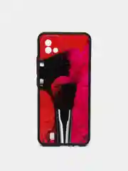 Розовый чехол с рисунком на Realme C11 2021 и Realme C20 (Реалми С11 2021 и Реалми С20)