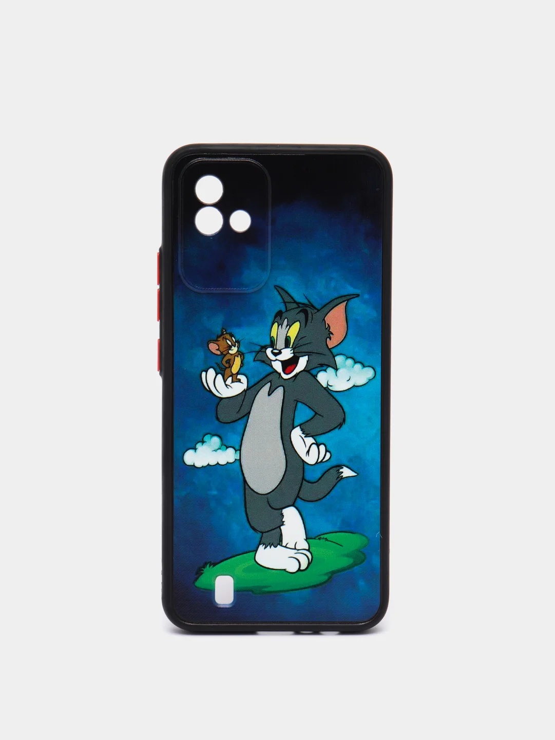 Синий чехол с рисунком на Realme C11 2021 и Realme C20 (Реалми С11 2021 и Реалми С20)