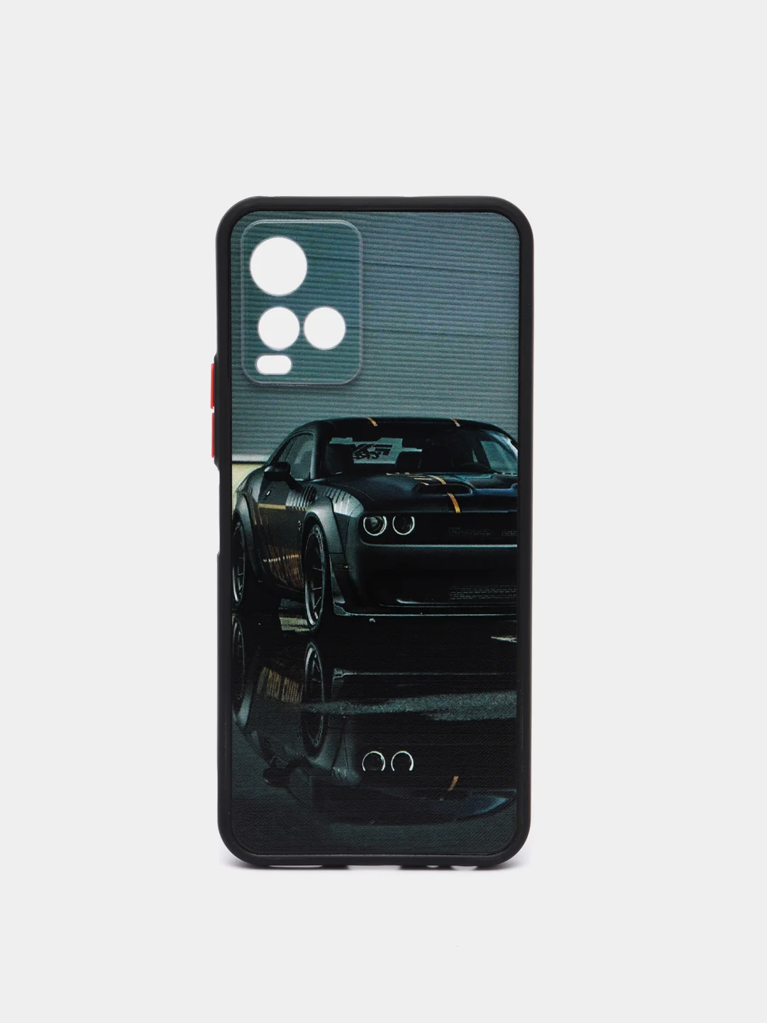 Серый чехол с рисунком на Vivo Y21 и Vivo Y33s (Виво У21 и Виво У33с)