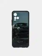 Серый чехол с рисунком на Vivo Y21 и Vivo Y33s (Виво У21 и Виво У33с)