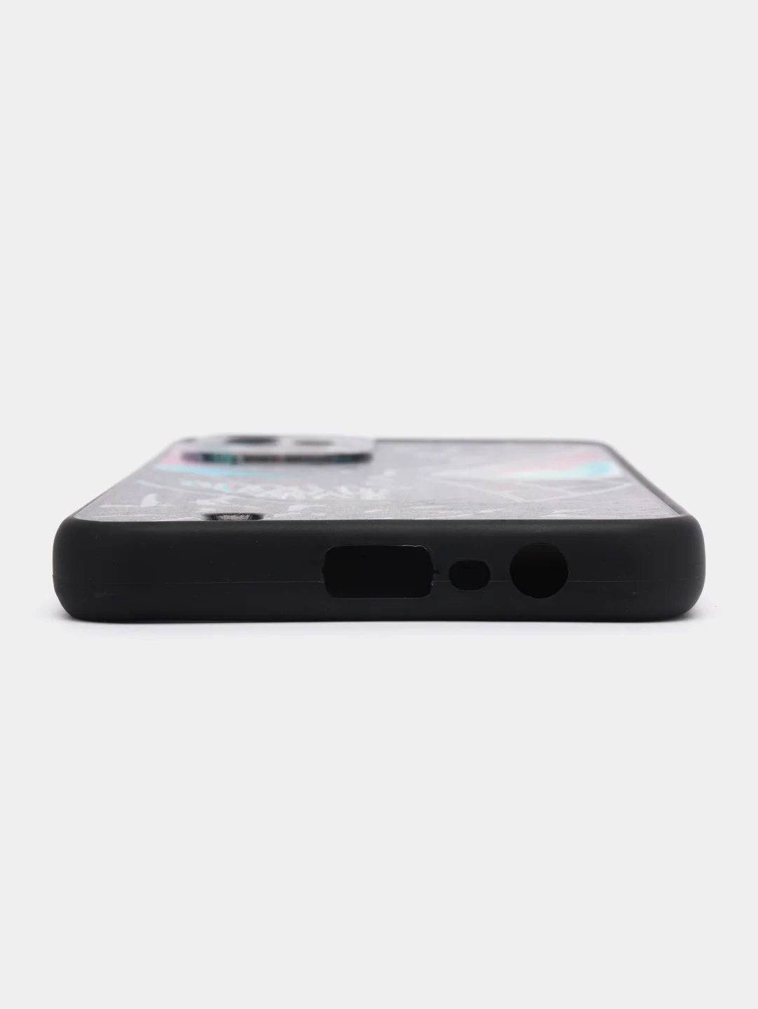 Черный чехол с рисунком на Realme C11 2021 и Realme C20 (Реалми С11 2021 и Реалми С20)