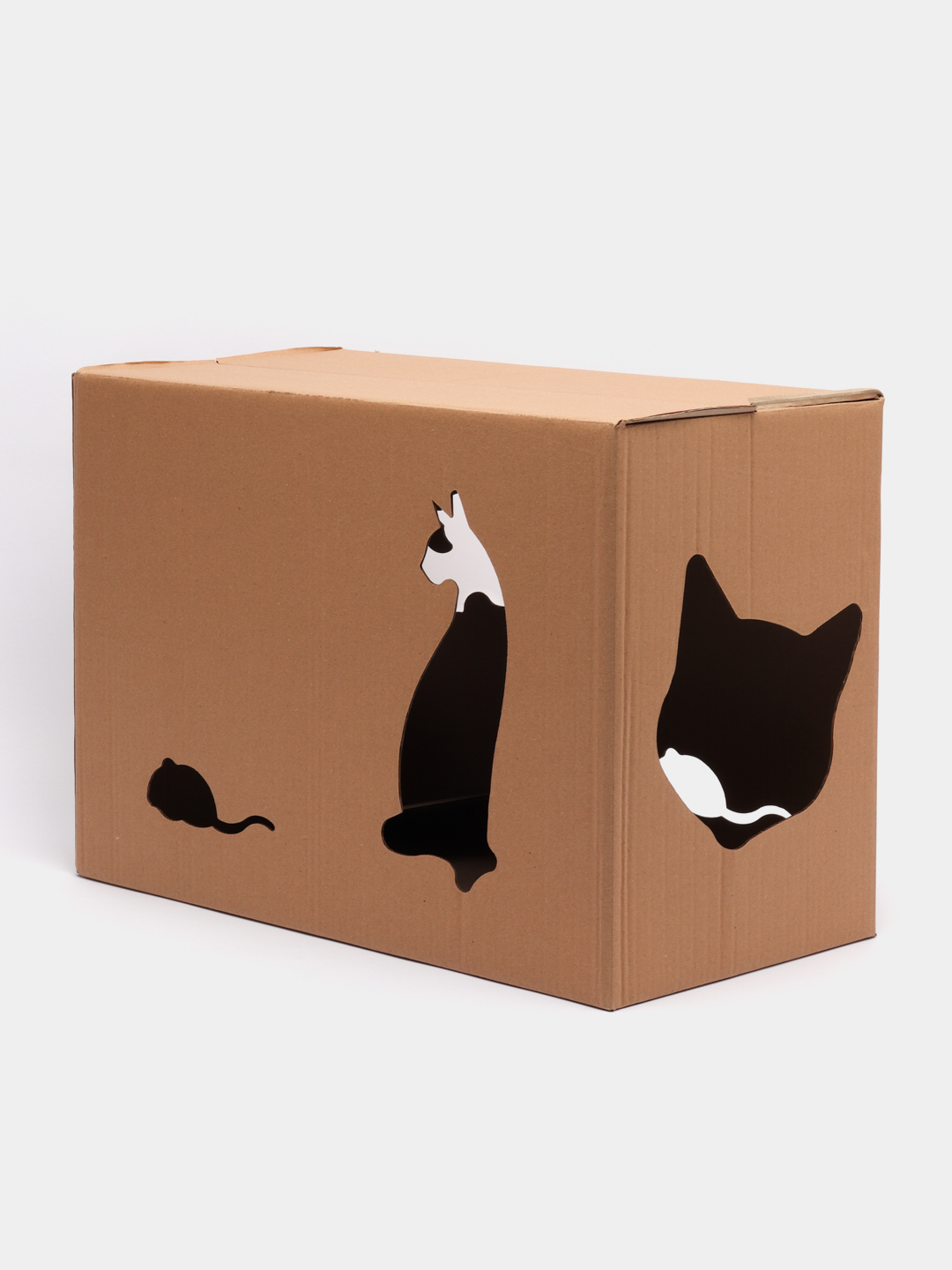 Дом для кошки своими руками из коробки