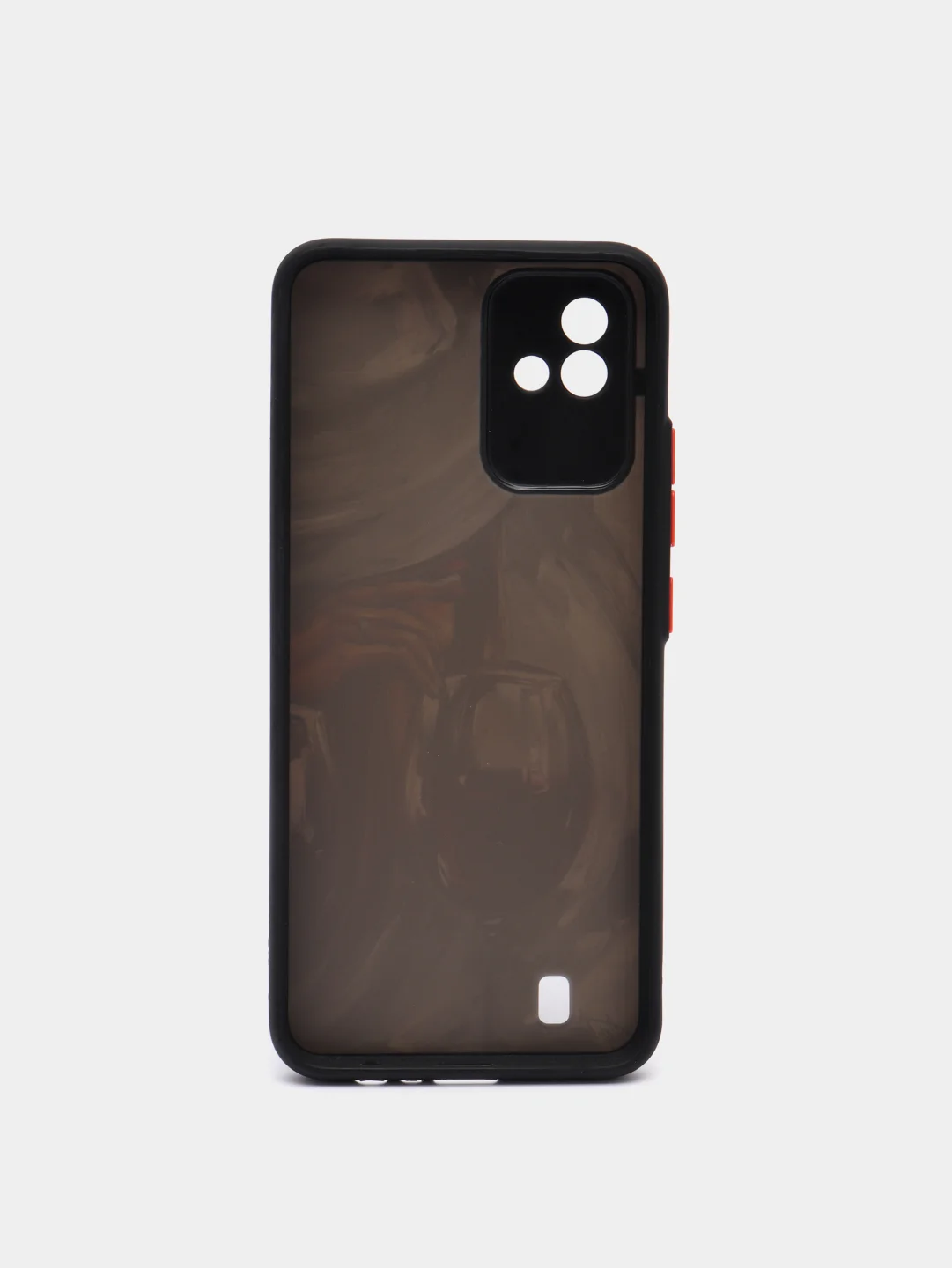 Бордовый чехол с рисунком на Realme C11 2021 и Realme C20 (Реалми С11 2021 и Реалми С20)