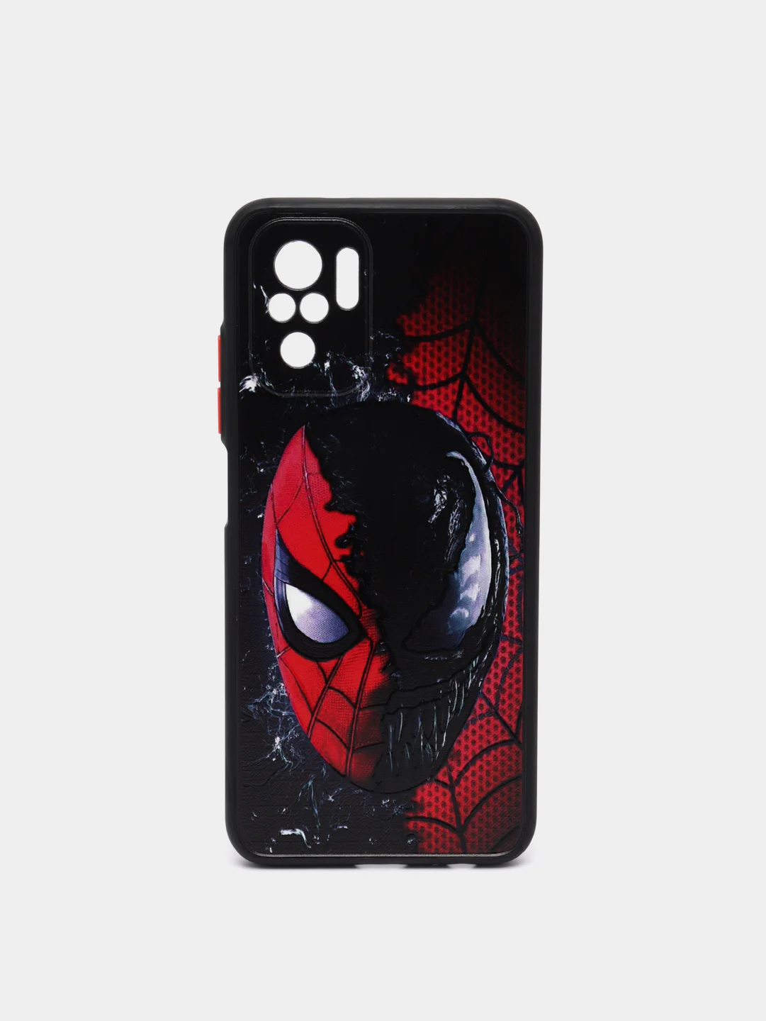Алый чехол с рисунком на Poco M5s, Xiaomi Redmi Note 10 и Note 10S (Поко М5с и Редми Нот 10)