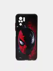 Алый чехол с рисунком на Poco M5s, Xiaomi Redmi Note 10 и Note 10S (Поко М5с и Редми Нот 10)