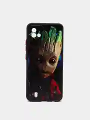 Терракотовый чехол с рисунком на Realme C11 2021 и Realme C20 (Реалми С11 2021 и Реалми С20)