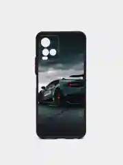 Хром чехол с рисунком на Vivo Y21 и Vivo Y33s (Виво У21 и Виво У33с)